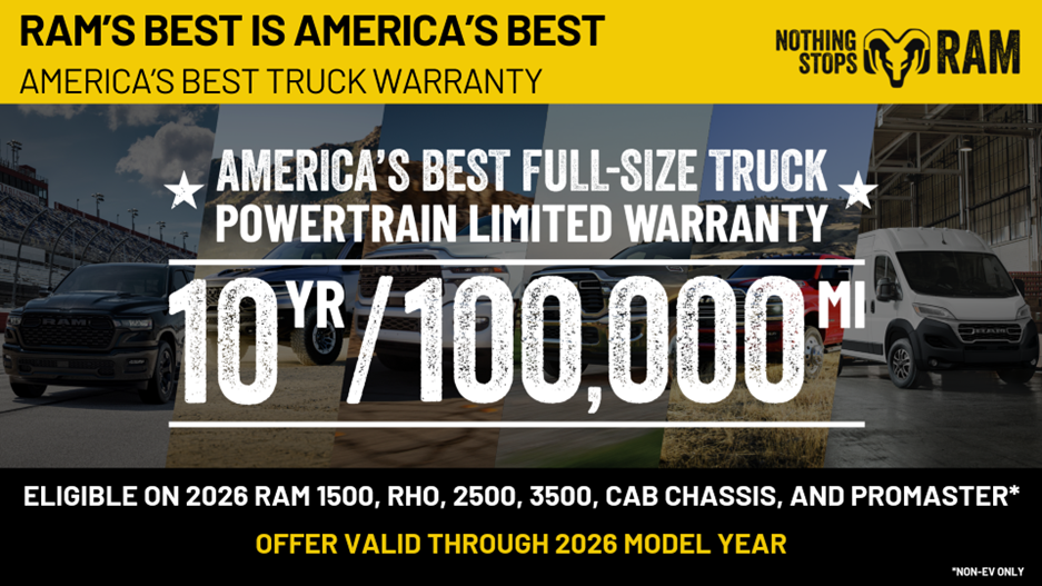 RAM Best In-Class Truck Warranty